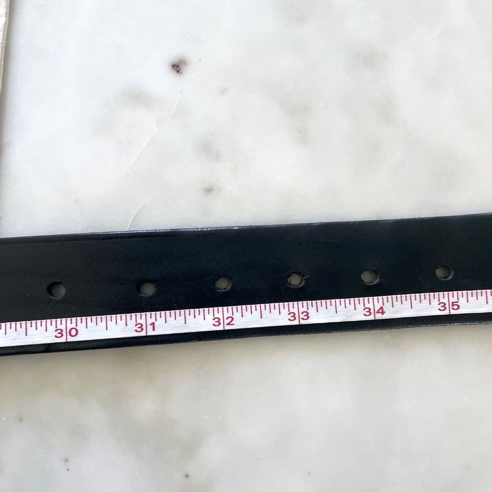Isabel Marant Dara Black Leather Belt, Size M - Picture 14 of 17